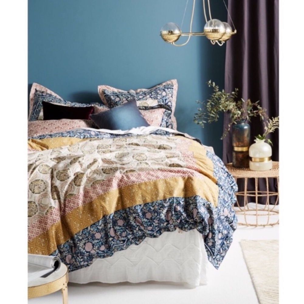 Anthropologie Meguro Duvet Cover Quee